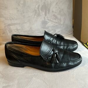 Bruno‎ Magli Braxton Mens Black Leather Dress Shoe Loafers  10.5 perfect shape